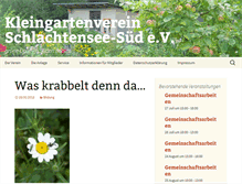 Tablet Screenshot of kgv-schlachtensee-sued.de